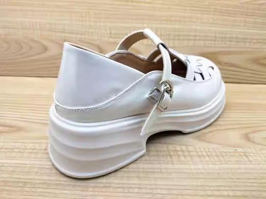 豪行2023夏季罗马凉鞋女时装百搭厚底松糕鞋23201176 商品图3