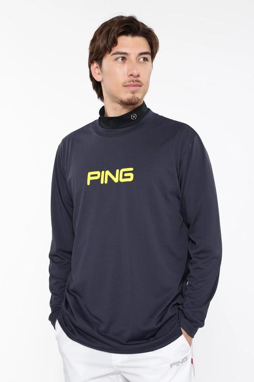 Ping高尔夫男士 弹性圆领字母长袖 运动上 衣 商品图9