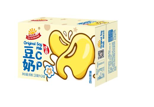 阳光先生原味豆奶饮料250ml*24盒 商品图1