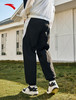 安踏（ANTA）【王一博同款】梭织运动长裤男美式复古休闲裤152438516 基础黑-1 商品缩略图5