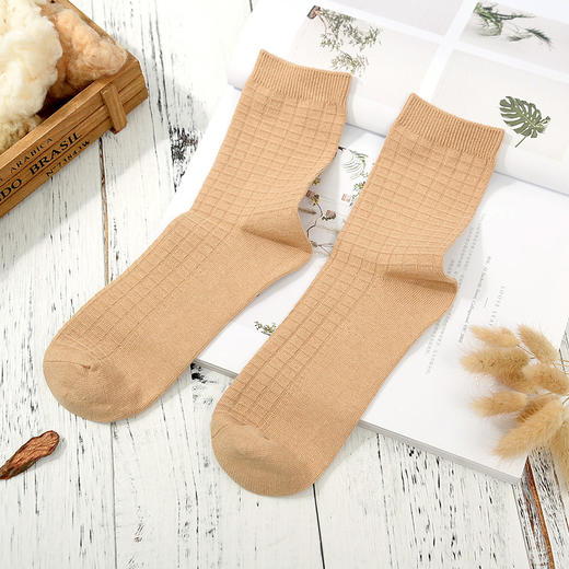 素道有机彩棉袜24-26cm合适38-42的鞋码 28-30cm适合44-47鞋码 商品图1