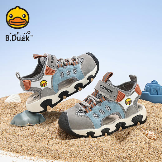B.Duck小黄鸭童鞋夏季儿童凉鞋21-25 B2686879 商品图2