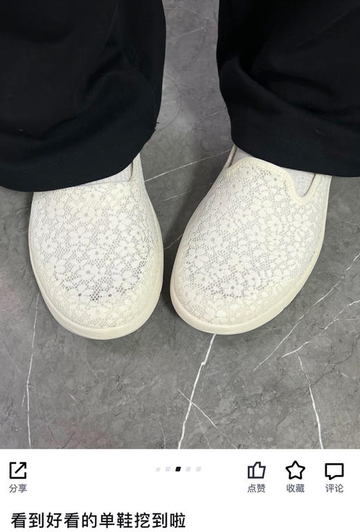 斯凯奇蕾丝网面乐福鞋单鞋一脚蹬432 商品图1