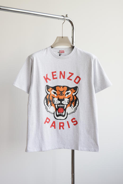 K.Z 大唬头印花字母 宽松圆领短袖T恤 TX454 商品图8