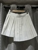 Varley - Kalmia Mid Rise Skort 14.5 - White - 女装 - 裤裙 - 白色 商品缩略图0