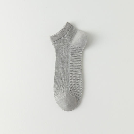 【YW】无忧购25元5双，39元10双夏季薄款网眼透气防臭吸汗短筒男士袜子船袜8008(现货48小时发货 商品图4