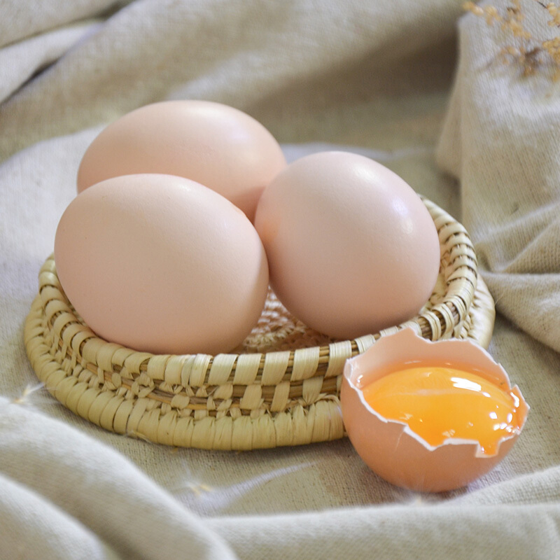 【到手60枚】九华山农家散养富硒土鸡蛋/乌鸡蛋 原生态竹林养殖 天然健康 绿色无污染
