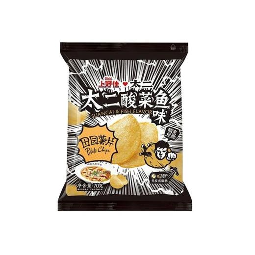 上好佳田园薯片（酸菜鱼味）70g 商品图1