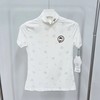日单 高尔夫女士 印花短袖T恤立领 修身版型速干透气 爱心三叶草图案 商品缩略图0