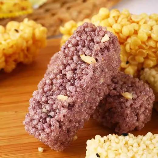 【追剧爆火零食】谷小琪坚果小米酥/粗粮玉米酥/坚果黑米酥100包/箱（约600g） 商品图3