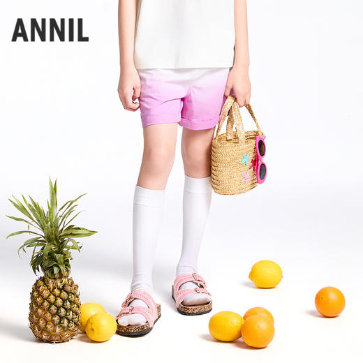 【实体店同款】女童全腰短裤夏季新款安奈儿童装AG526685 商品图2