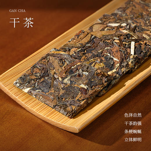 懂茶帝陈皮白茶港式陈皮白茶2019年紧压陈皮+老寿眉福鼎白茶100g 商品图1