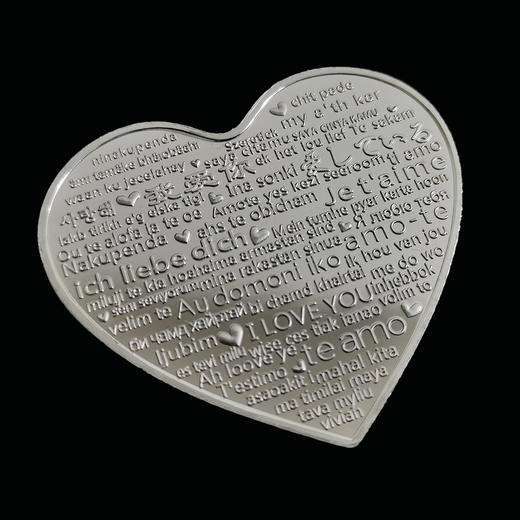 心形玫瑰纪念章 商品图2