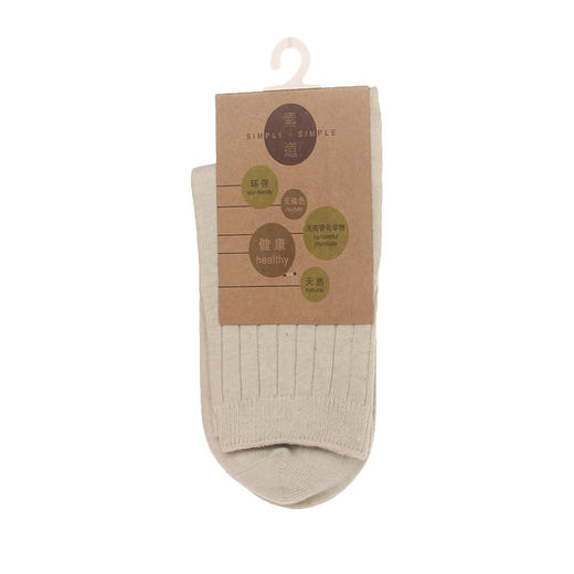 素道有机彩棉袜24-26cm合适38-42的鞋码 28-30cm适合44-47鞋码 商品图3