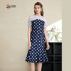 司歌波点鱼尾裙连衣裙紧身短袖显瘦A911100X 商品缩略图0