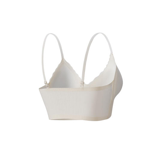 连绵·蕾丝罗纹三角背心文胸691（AB） 商品图3