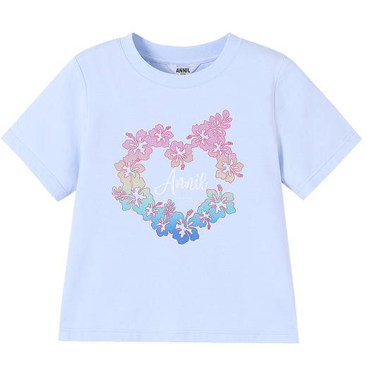 【实体店同款】女童短袖针织衫夏季新款安奈儿童装AG521671 商品图6