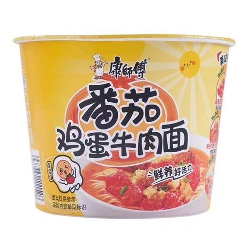 康师傅 番茄鸡蛋牛肉面126g/桶 商品图0