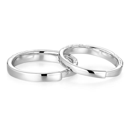 KADER卡蒂罗蝶焰之契情侣对戒 夜光999银戒指一对 轻奢高级感2025新 情侣纪念日生日礼物 商品图3