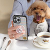 【上菜了! À Table!】春日小狗·MagSafe圆啪嗒 PopSockets x gula 联名系列 MAGSAFE磁吸手机气囊支架 Round圆啪嗒系列 白色 小狗 格纹 卡通 商品缩略图1