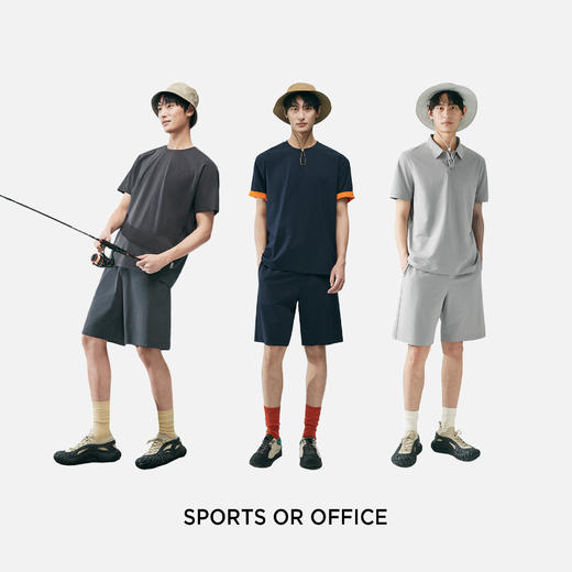 棉仓363818014-微肌理棉感吸湿快干短裤 商品图3