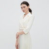 IWY/气质米白色西装连衣裙女气质高端教资面试职业裙七分袖正装Q14314 商品缩略图4