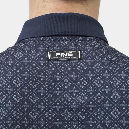 PING 高尔夫男士 春夏速干透气 高弹力网眼短袖Polo衫T恤 商品图11