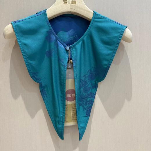 【抖音专属】新中式云肩（25705103Y青雘-结缘款） 商品图0