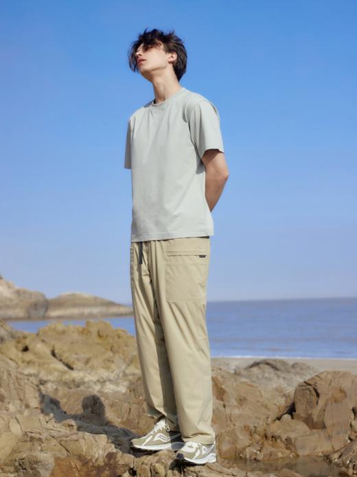 丛绒 26℃短袖T恤 索罗纳速干防晒凉感抗菌日常休闲户外运动通勤短袖 商品图2