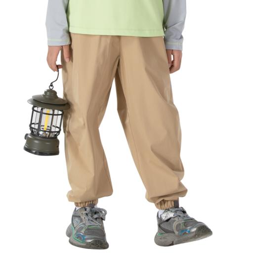 2025年新款 力丼田儿童户外山系 四面弹防泼水长款长裤 70D泡泡弹 L2411X002CAYW 商品图8