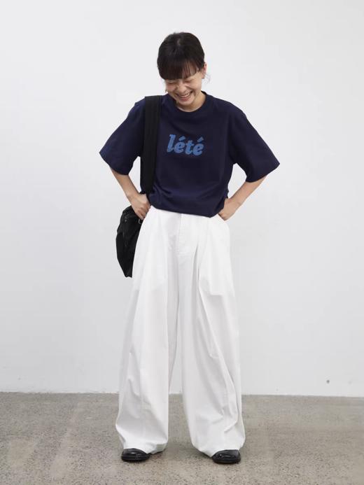 步履不停/5B18123C/印花廓形T恤 商品图1