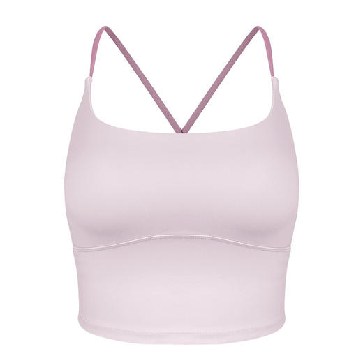 【经典吊带】2025春夏运动内衣女背心式聚拢细肩带美背外穿健身吊带瑜伽服文胸背心 商品图8