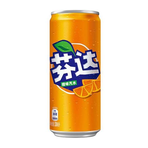 芬达Fanta 橙味汽水 330ml/罐 商品图0