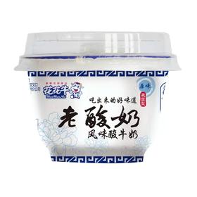 花花牛老酸奶 凝固型 风味酸牛奶 145g/碗