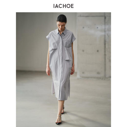 棉仓3621516002-IACHOE衬衫连衣裙 商品图3
