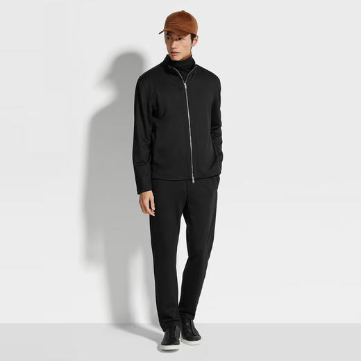 ZEGNA 杰尼亚 男士 High Performance™ 羊毛休闲运动裤 黑色 UE542A8 ECTTR6 K09 商品图3