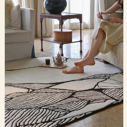 陌希 它山之石不规则高级地毯客厅整铺卧室房间床边 商品图3