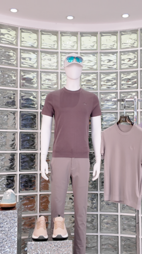 男装25春夏新品休闲圆领针织短袖2219-GA2357