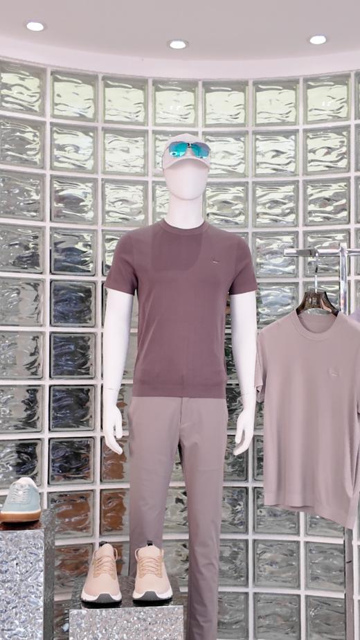 男装25春夏新品休闲圆领针织短袖2219-GA2357 商品图0