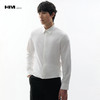 HIM漢崇  时尚男士修身长袖衬衫舒适透气方领商务正装 2025春季 商品缩略图0
