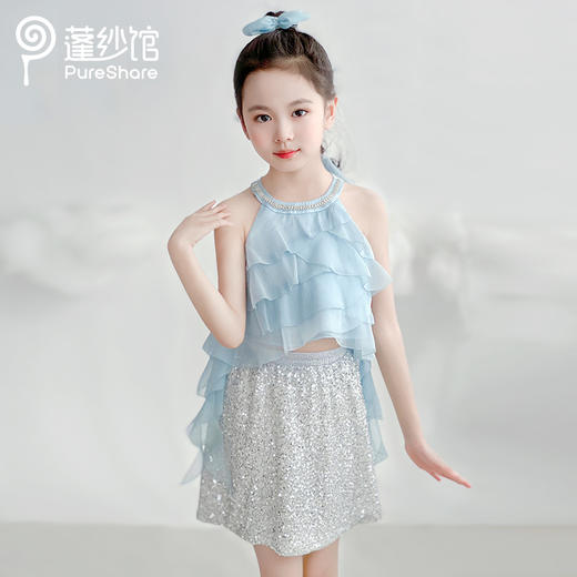 碧波挂脖上衣 星落半裙 商品图0