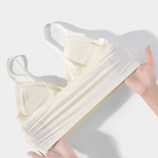 连绵·蕾丝罗纹三角背心文胸691（AB） 商品图8