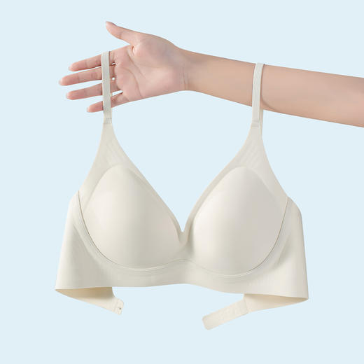 连绵· 光面冰皮一字扣女士文胸9598（AB） 商品图3