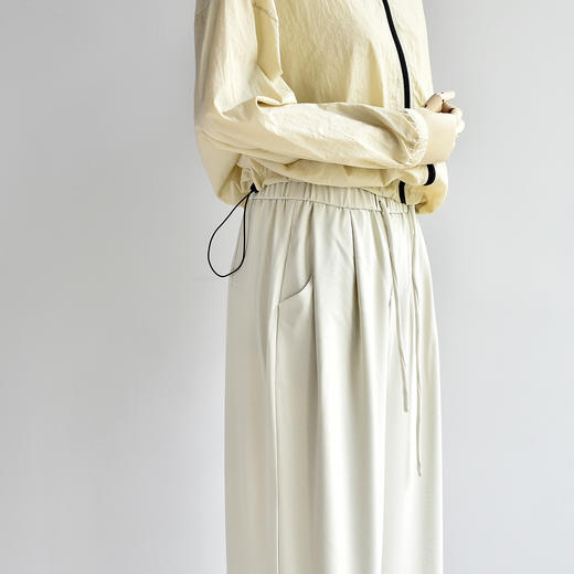 【醋酸凉皮裤】2025年春夏新款仿醋酸凉感防晒裤薄款显瘦直筒阔腿裤 商品图3