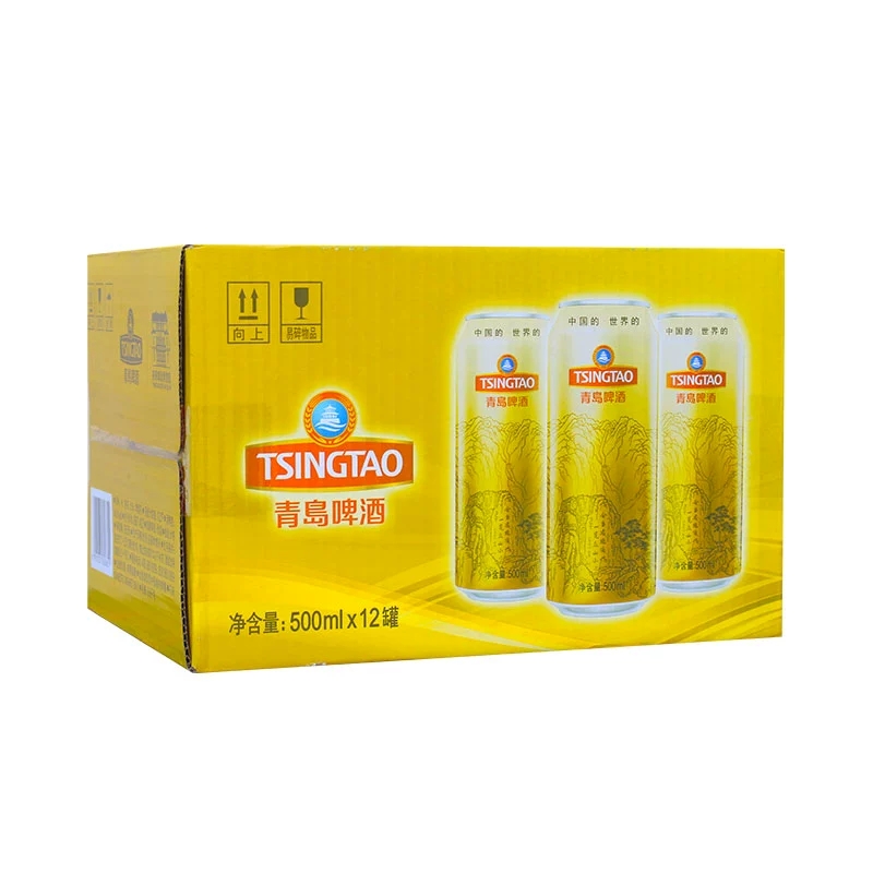 青岛啤酒一厂泰山罐望岳入云500ml*12罐 产地直发