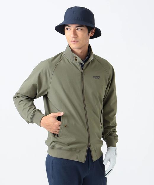 BEAMS 高尔夫 男士【防水/伸缩性】弹力夹克外套网格内衬 商品图1