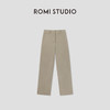 ROMI STUDIO极简夏季新款全棉直筒立体挺括修身长裤 RW25SXT0092【发货时效25天】 商品缩略图0