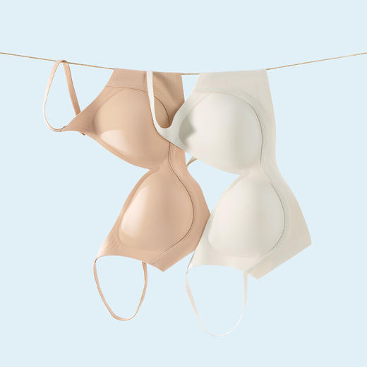 连绵· 光面冰皮一字扣女士文胸9598（AB） 商品图4