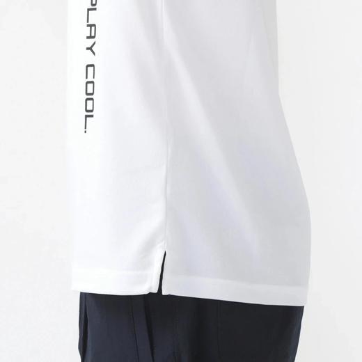 PING 高尔夫 男士夏季 接触冷感短袖T恤 黑白拼接网眼透气Polo衫 商品图7