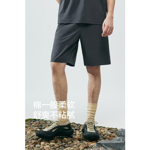 棉仓363818014-微肌理棉感吸湿快干短裤 商品图4